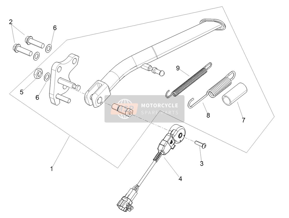 2B002569, Sechskantschraube, Piaggio, 2