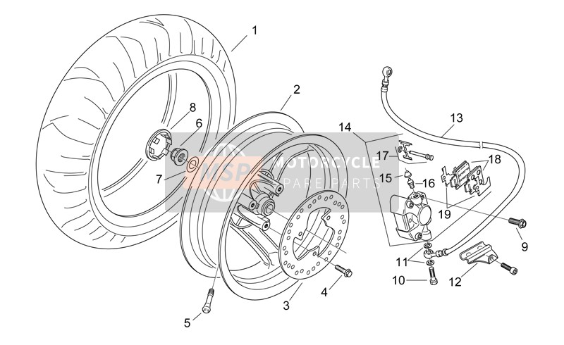 AP8201546, Tubeless Tyre Valve, Piaggio, 1