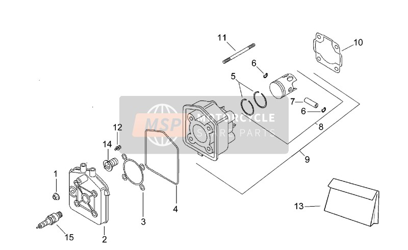 AP8206588, Joint Torique Cul. Int., Piaggio, 0