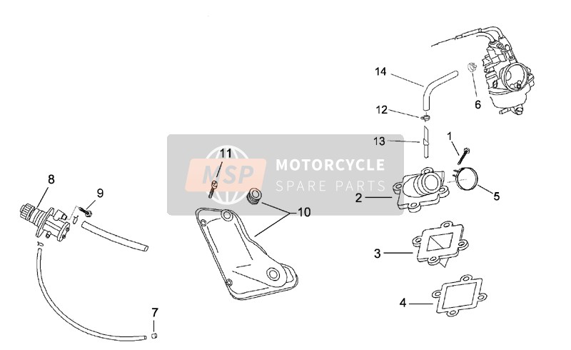 AP8206557, Reed Valve Assy, Piaggio, 0