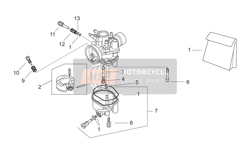 482916, Flotteur, Piaggio, 2