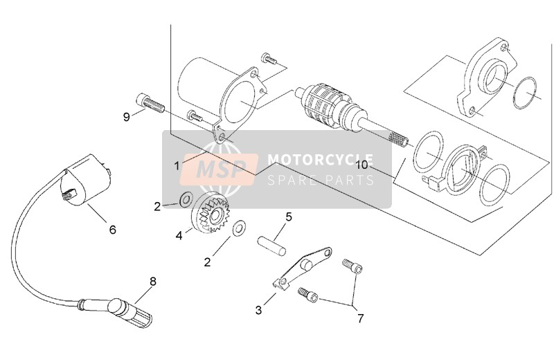 Aprilia Area 51 1998 Ignition Unit for a 1998 Aprilia Area 51