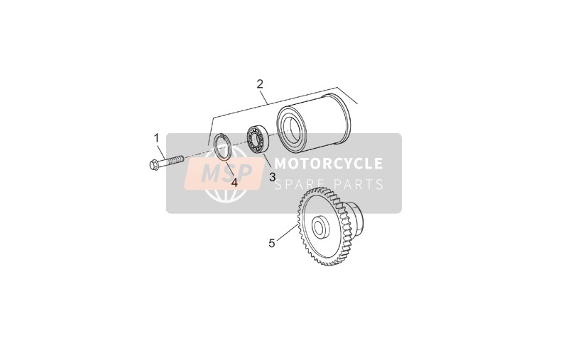 Aprilia Atlantic 125-200-250 2006 Zahnscheibe für ein 2006 Aprilia Atlantic 125-200-250