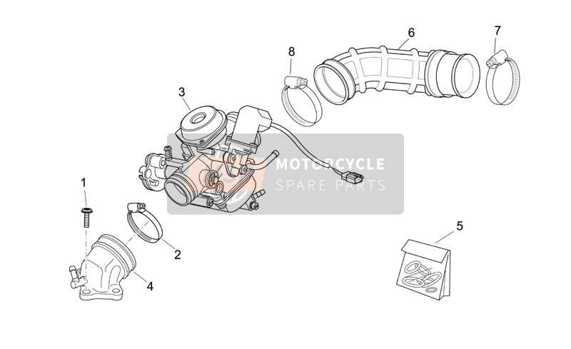 Aprilia Atlantic 125-250 2006 Carburettor I for a 2006 Aprilia Atlantic 125-250