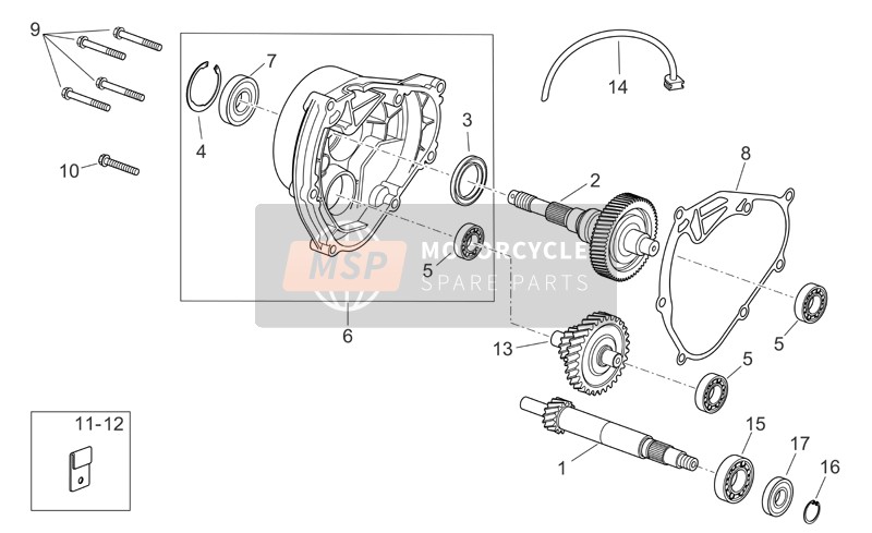 Aprilia Atlantic 125-250 2008 Transmission for a 2008 Aprilia Atlantic 125-250