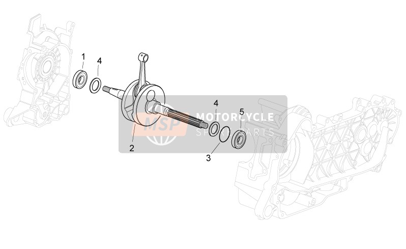 Aprilia Atlantic 125 E3 2011 Drive Shaft for a 2011 Aprilia Atlantic 125 E3