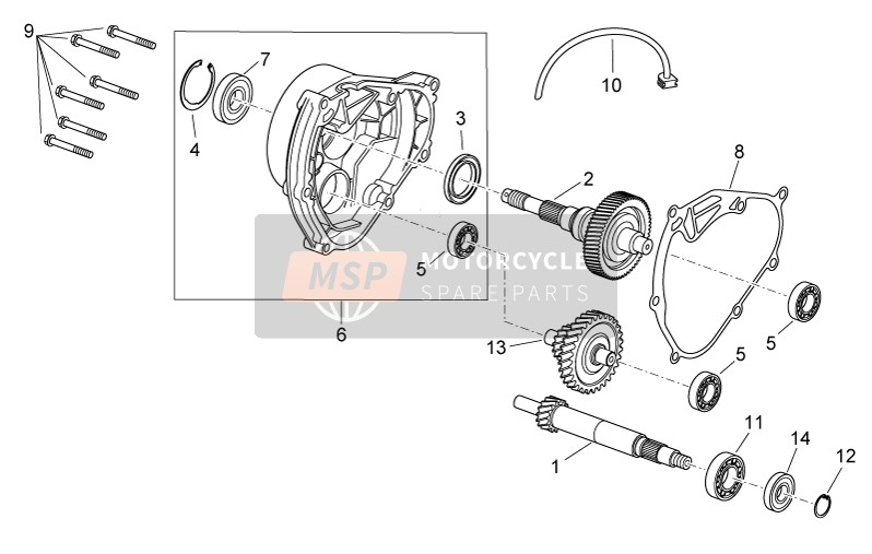 Aprilia Atlantic 300 2012 Transmission for a 2012 Aprilia Atlantic 300