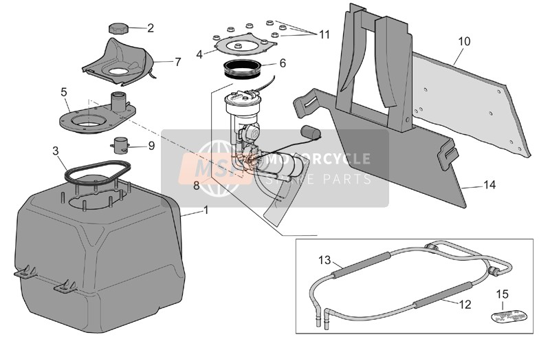 AP8158837, Cerradura, Piaggio, 3