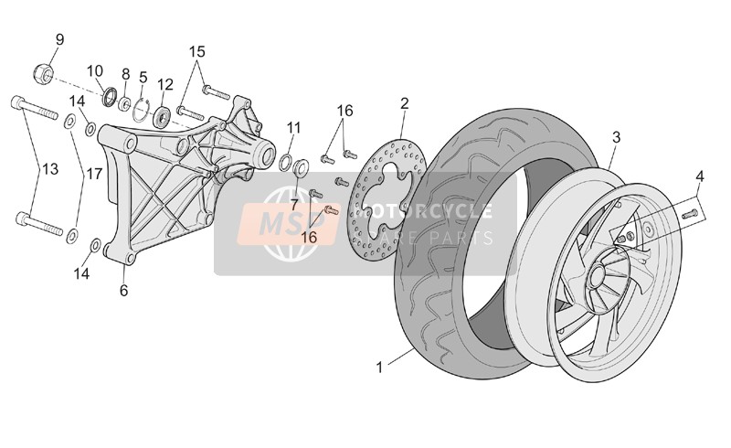 AP8152401, Bague, Piaggio, 1