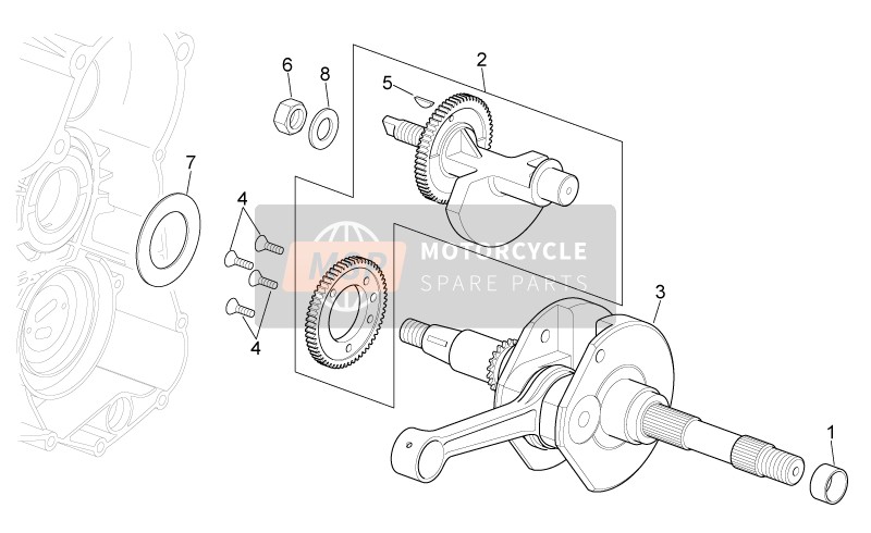 Aprilia Atlantic 500 2004 Drive Shaft for a 2004 Aprilia Atlantic 500