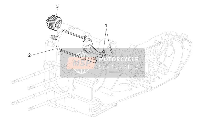 Aprilia Atlantic 500 2002 Anlasser für ein 2002 Aprilia Atlantic 500