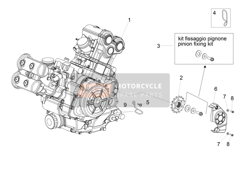 Aprilia Caponord 1200 Rally (3) 2016 Engine-Completing Part-Lever for a 2016 Aprilia Caponord 1200 Rally (3)
