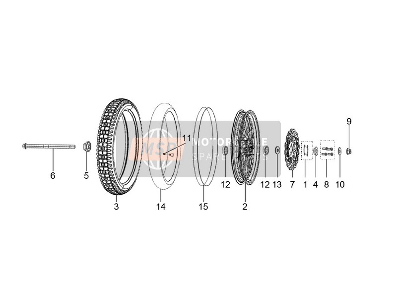 RB000248, Felge, Vorn, Piaggio, 0