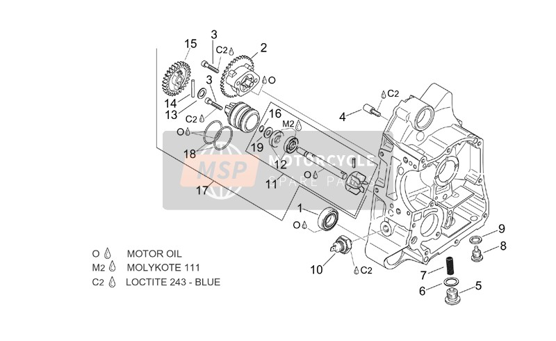 Aprilia Leonardo 125-150 2000 RH Semicárter para un 2000 Aprilia Leonardo 125-150