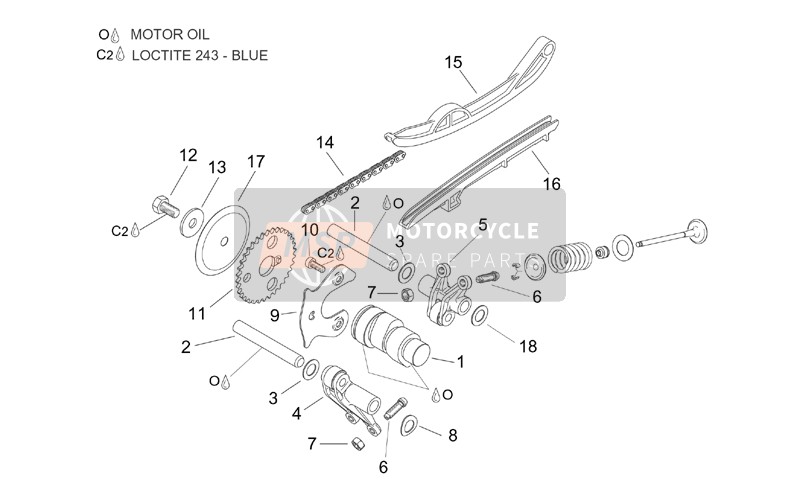 Aprilia Leonardo 125-150 2001 Controllo della valvola per un 2001 Aprilia Leonardo 125-150