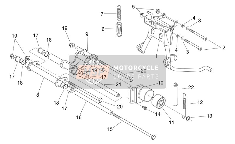 Central Stand - Connecting Rod