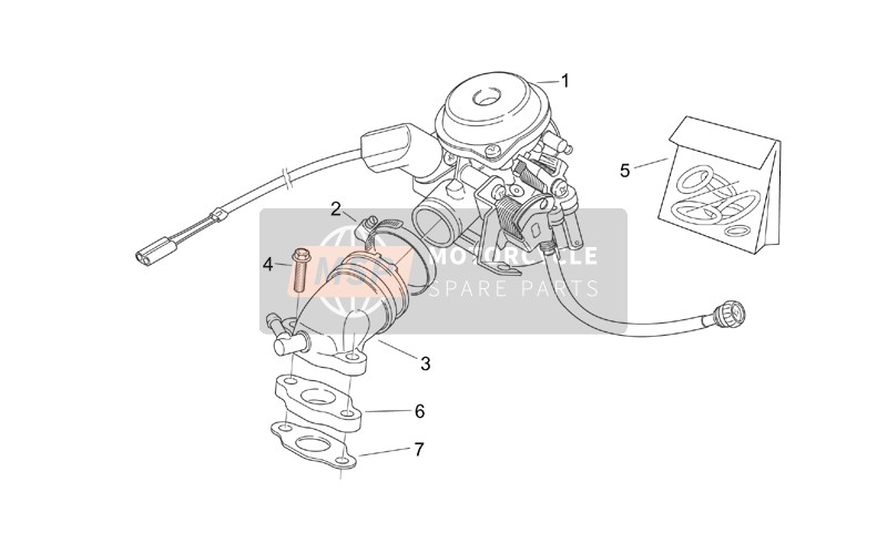 Aprilia Mojito 125 2000 Carburettor for a 2000 Aprilia Mojito 125