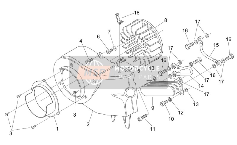 Cooling Unit Carters - Oil Cooler