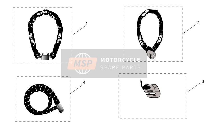 Aprilia Mojito 125 1999 Accessory - Mechanics Anti-Theft for a 1999 Aprilia Mojito 125