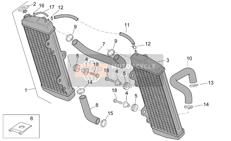 AP8120536, Collier Clic, Piaggio, 2