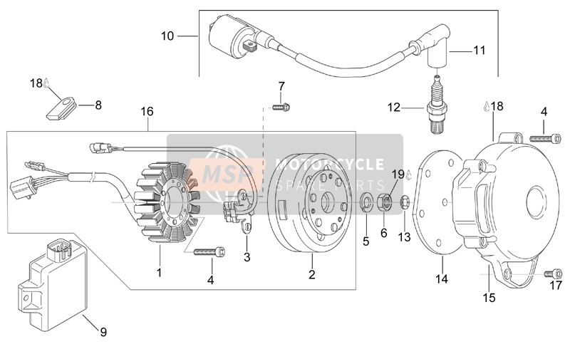 AP0297830, Spark Plug BR10EG, Piaggio, 1