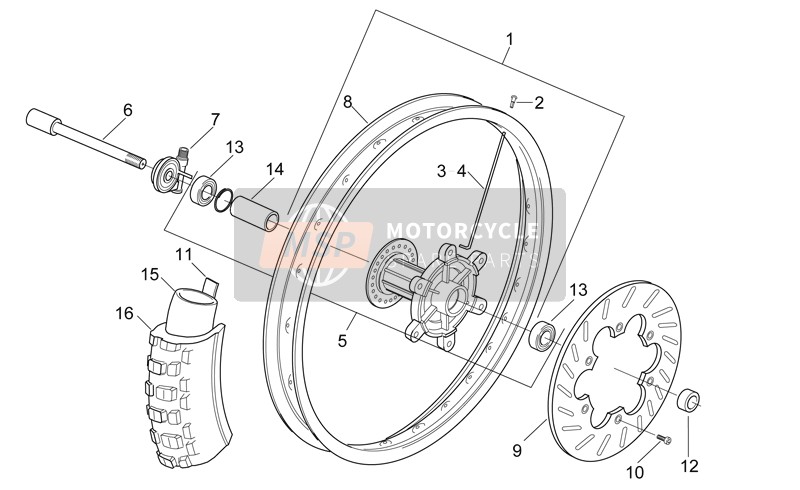 Roue avant - ENDURO