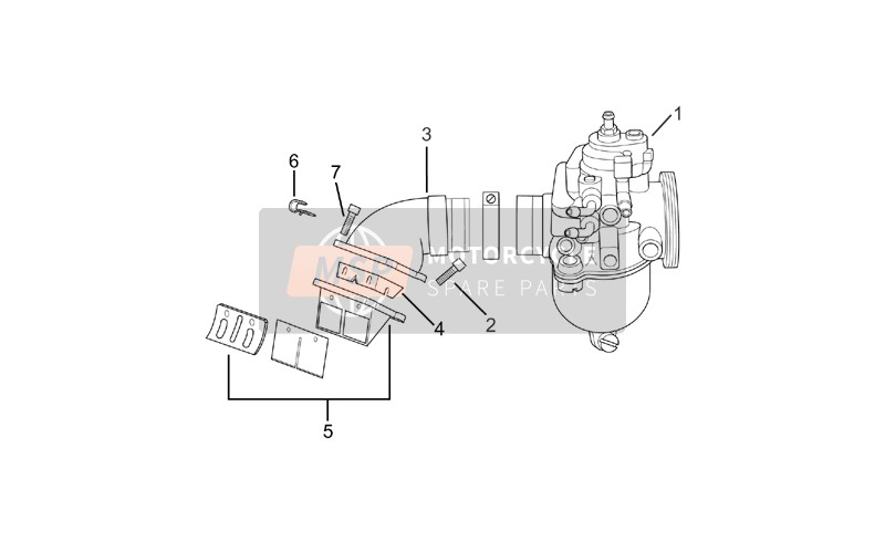 AP8276047, Carburatore Phbn 16-NS/R, Piaggio, 0