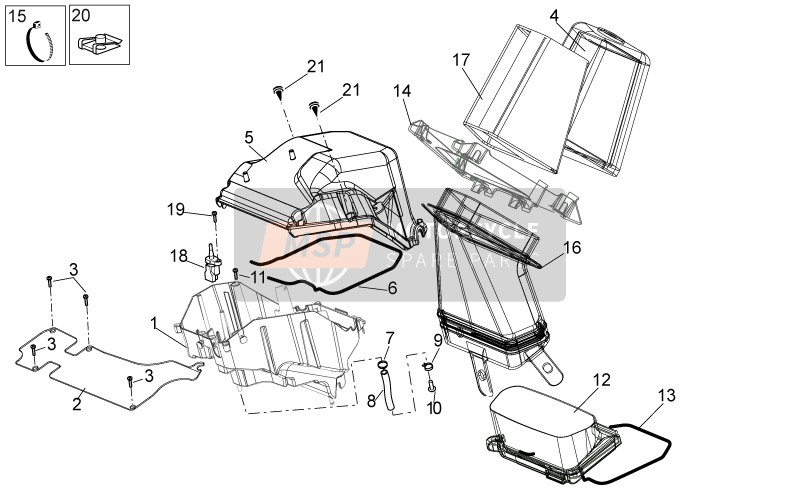 AP9100427, Air Temp. Sensor, Piaggio, 2