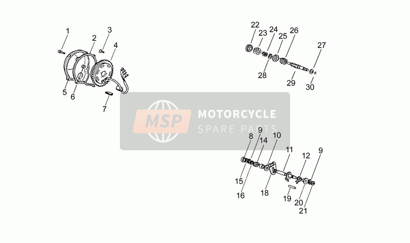 Aprilia PEGASO 50 1992 Cdi Magnets Assembly for a 1992 Aprilia PEGASO 50