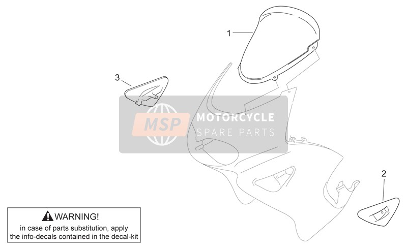 Aprilia Pegaso 650 1997 Front Body - Front Fairing for a 1997 Aprilia Pegaso 650