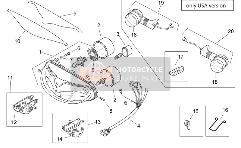 AP8212819, Clignotant Avant Gauche;, Piaggio, 0