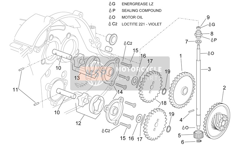 Aprilia Pegaso 650 1997 Oil Pump for a 1997 Aprilia Pegaso 650