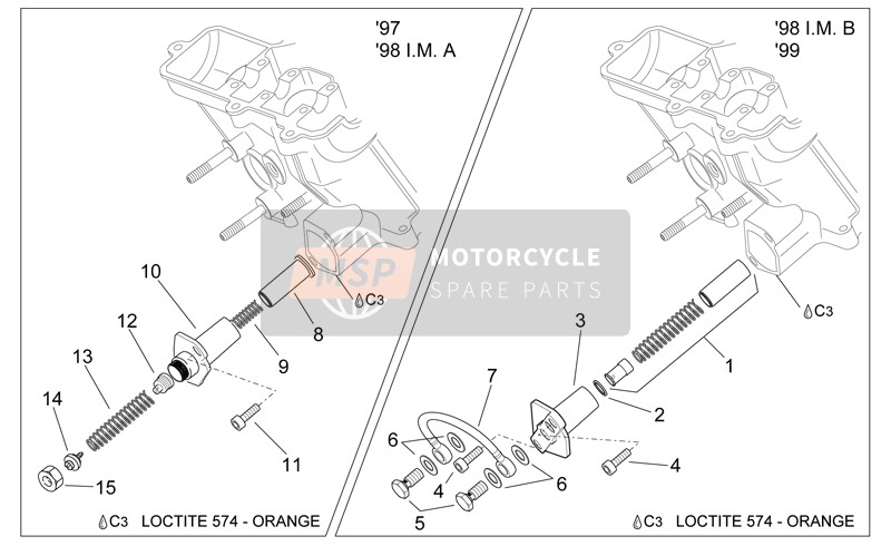 Aprilia Pegaso 650 1998 Chain Tensioner for a 1998 Aprilia Pegaso 650