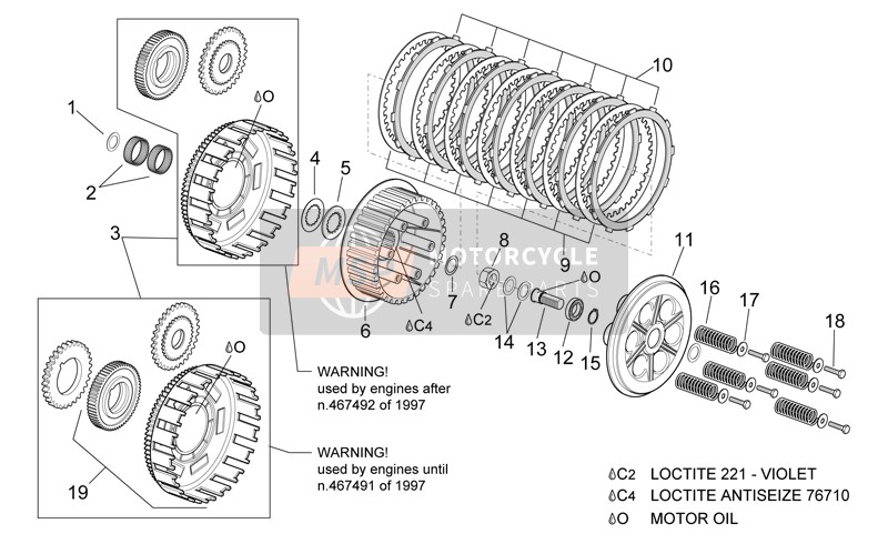 AP0259210, Disque Embr. Garni, Piaggio, 0