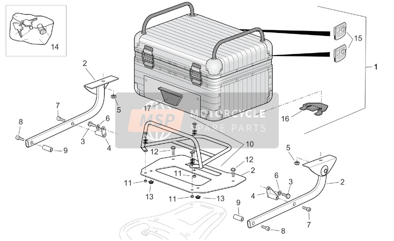 Aluminium Top Box