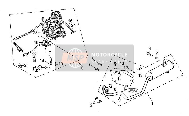 AP8910740, Exhaust Pipe Protection, Piaggio, 0