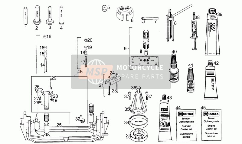 AP0293318, Cylinder Set Gasket, Piaggio, 2