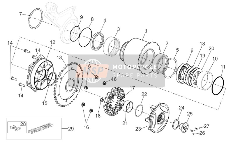 AP8121448, Circlip, Piaggio, 0