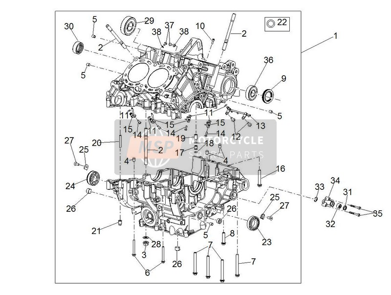 857249, Cage Ã€ Rouleaux HK1512, Piaggio, 1