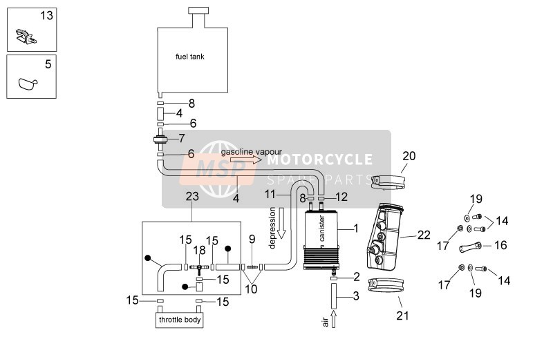 2B002148, Shed Pipe Assembly, Piaggio, 0