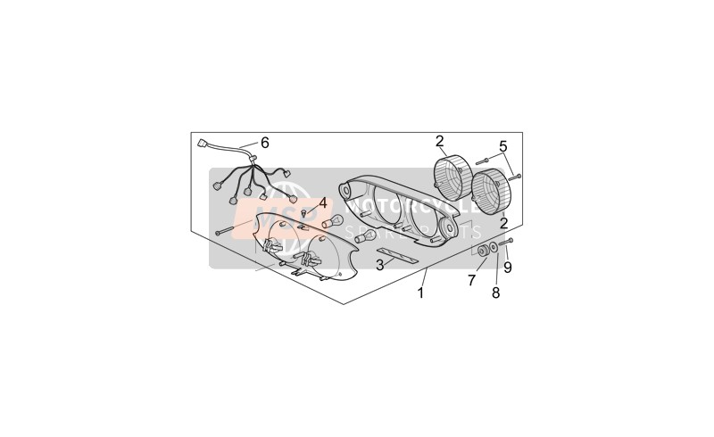 AP8124559, N.Plate Licht Window, Piaggio, 0