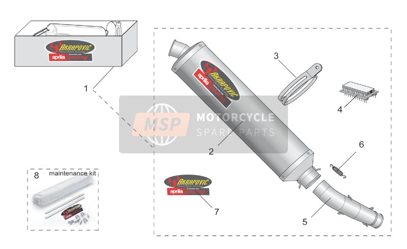 Aprilia RSV 1000 1998 Accessory - Performance Parts I for a 1998 Aprilia RSV 1000