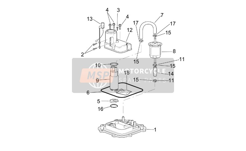 AP8144476, Fuel Pipe, Piaggio, 1