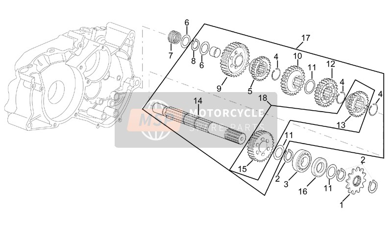 Gearbox Driven Shaft I