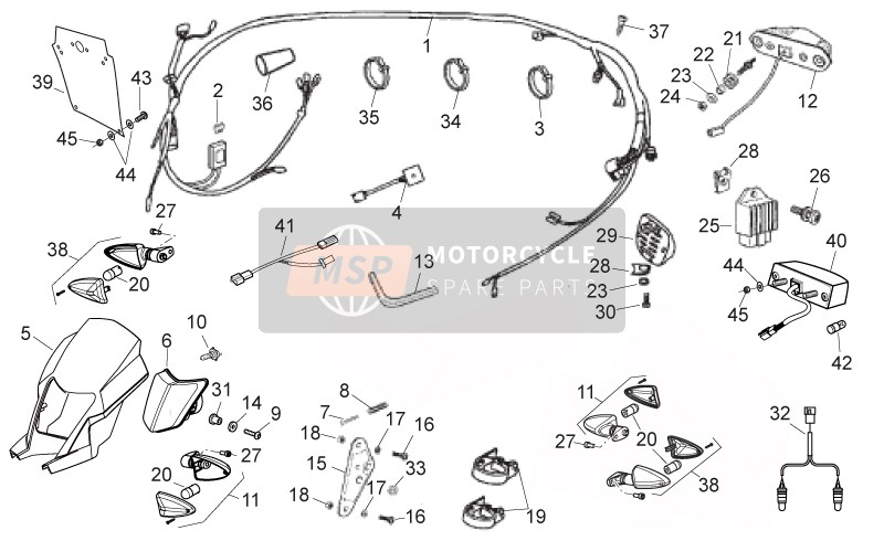 861313, Number Plate Holder, Piaggio, 0