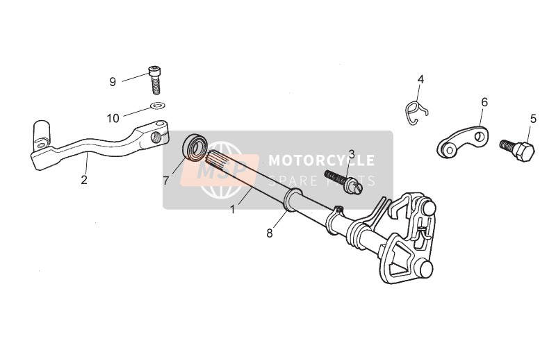 Aprilia RX-SX 50 2012 Selector for a 2012 Aprilia RX-SX 50