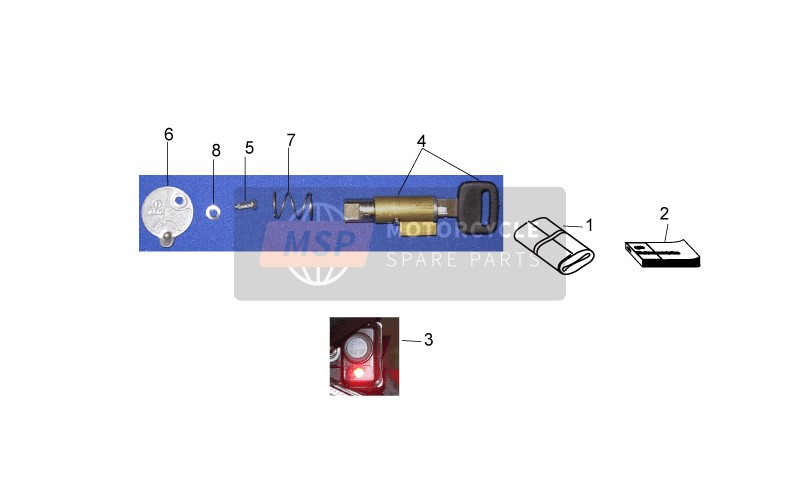 855129, Rivet, Piaggio, 1