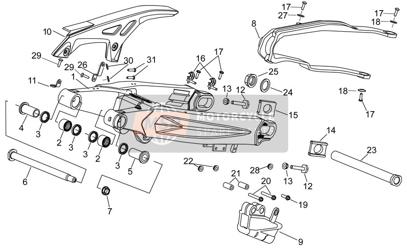 Bras oscillant