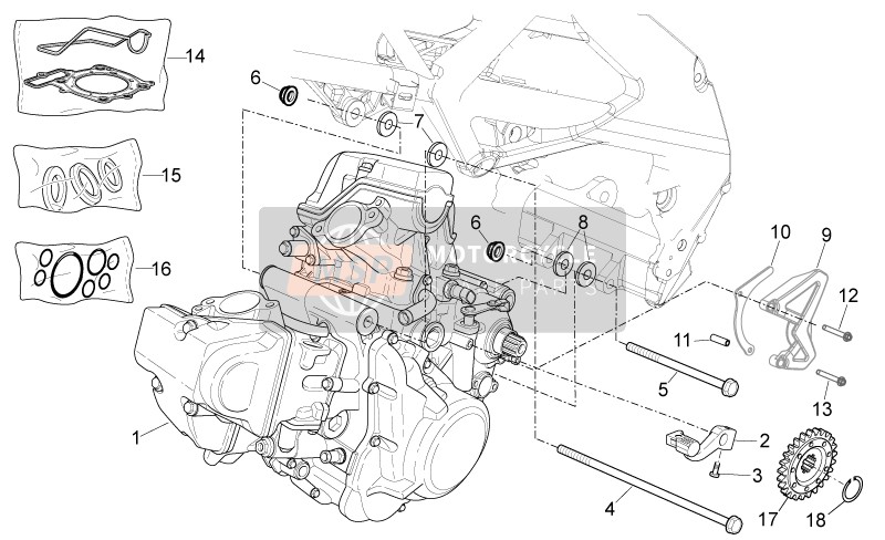 855834, Jeu De Joints, Piaggio, 0