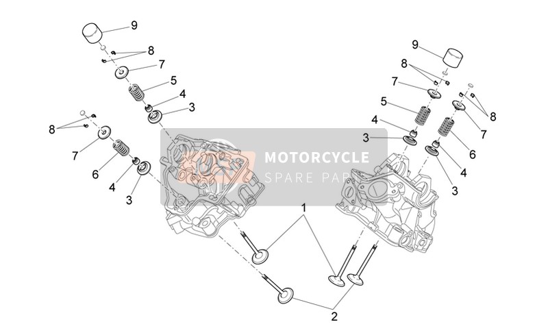 Aprilia RXV-SXV 450-550 2007 Valves for a 2007 Aprilia RXV-SXV 450-550